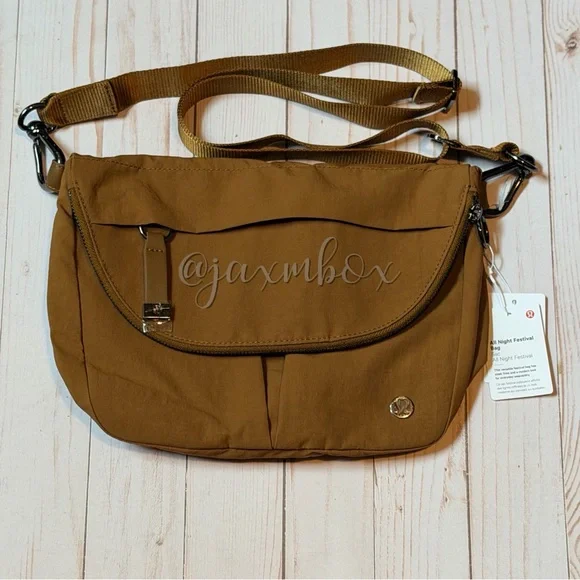 NWT Lululemon All Night Festival Bag 5L Burnt Caramel - Picture 1 of 10